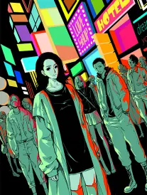 读者投稿的园区排队实拍照片